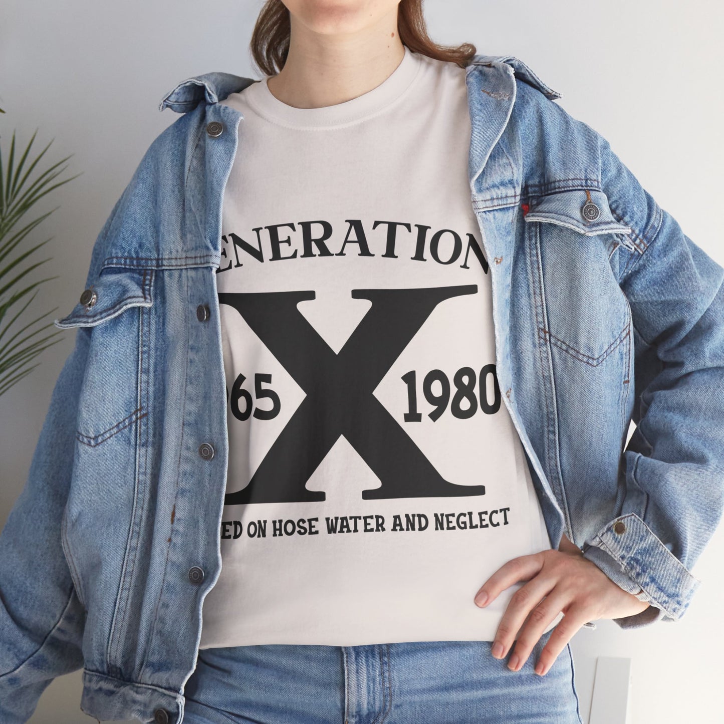 GEN X Raised On Hose Water & Neglect Tshirt Unisex Heavy Cotton