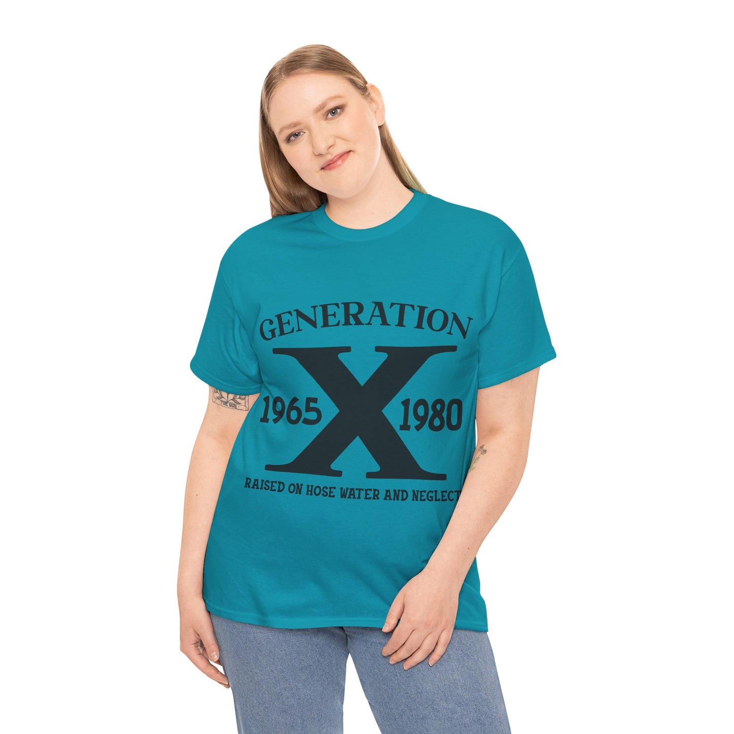 GEN X Raised On Hose Water & Neglect Tshirt Unisex Heavy Cotton