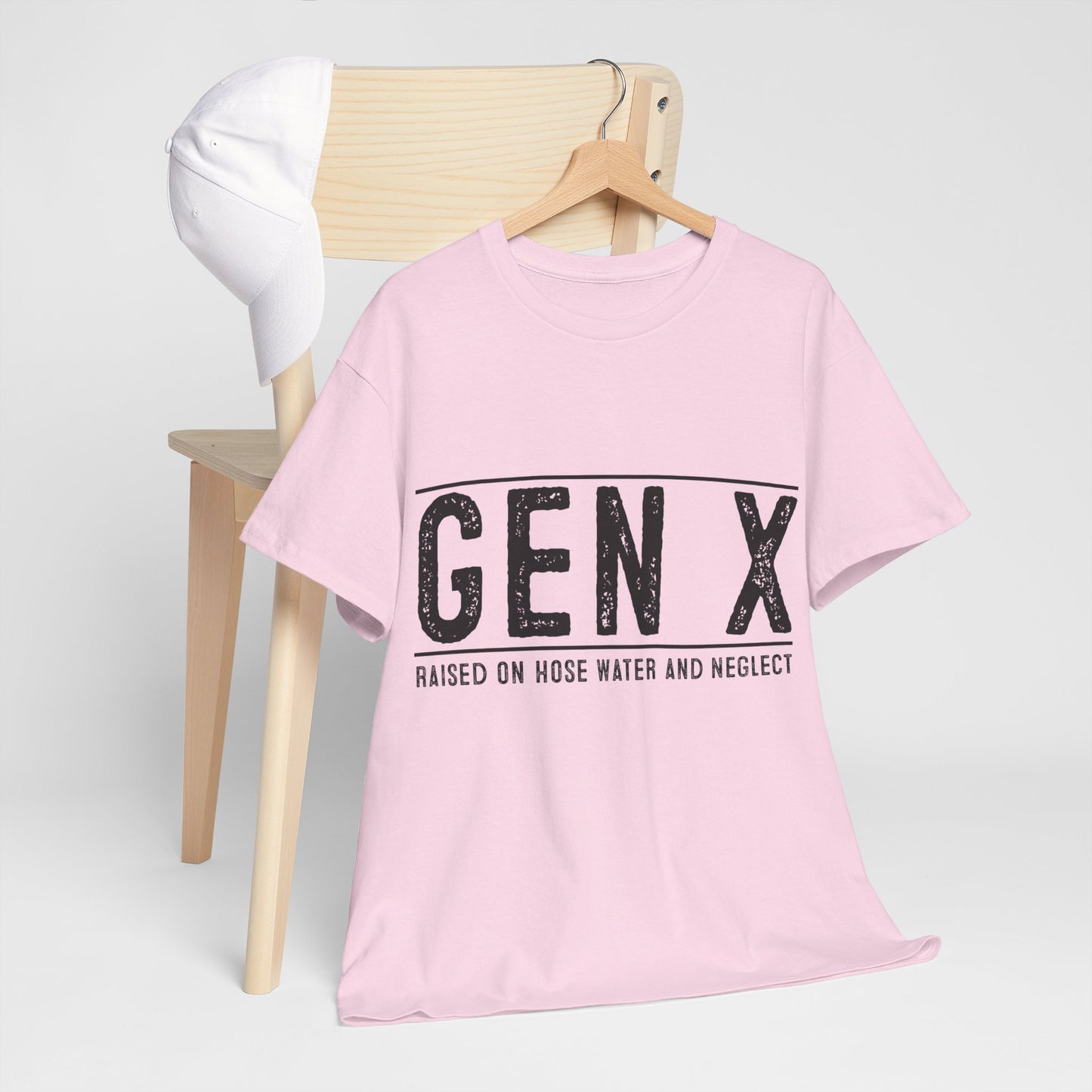 GEN X Raised On Hose Water & Neglect Tshirt Unisex Heavy Cotton