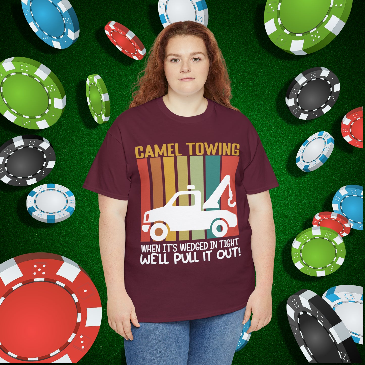 Camel Towing When its wedged in tight we'll pull it out T-Shirt