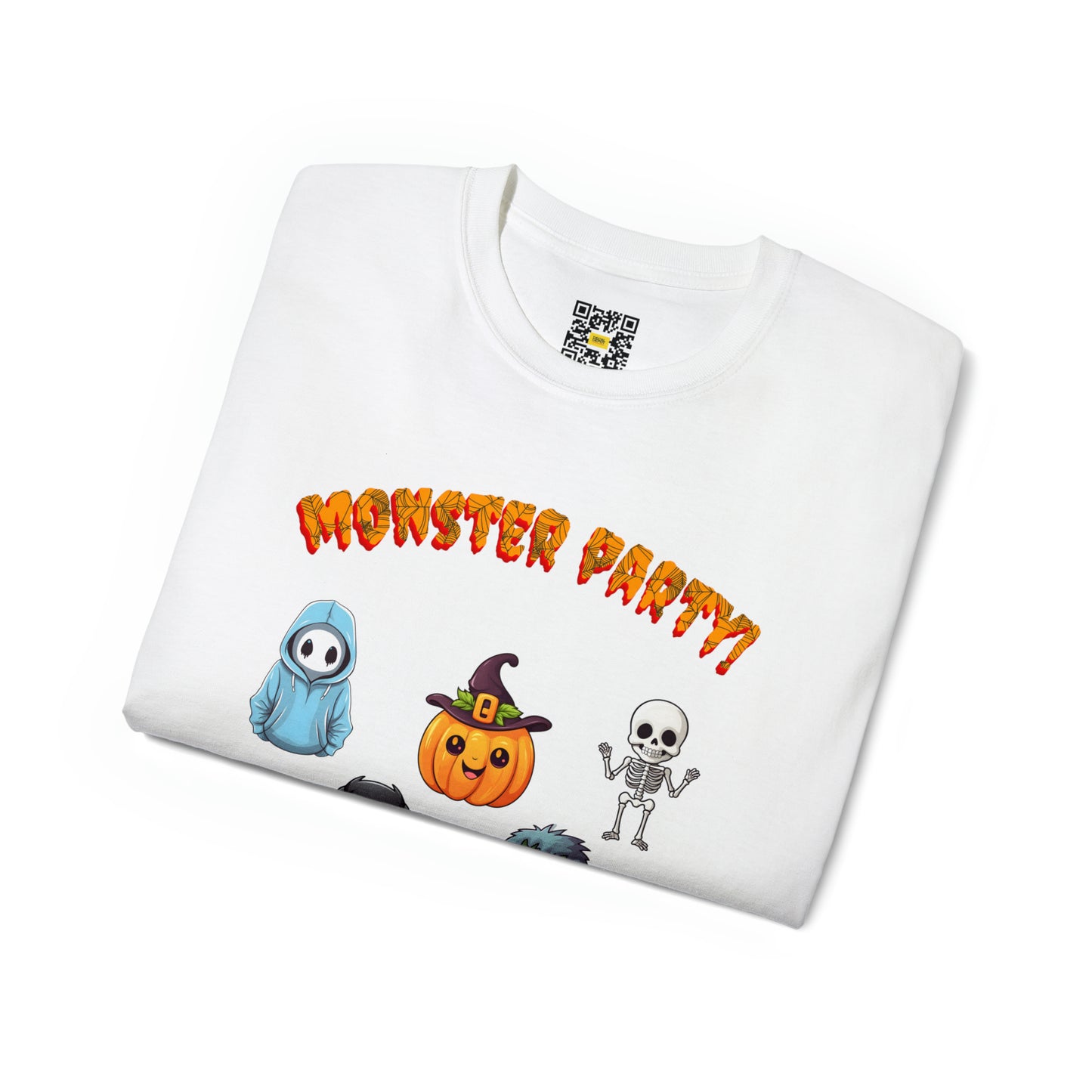 Monster Party Retro Halloween Funny Unisex Ultra Cotton Tee