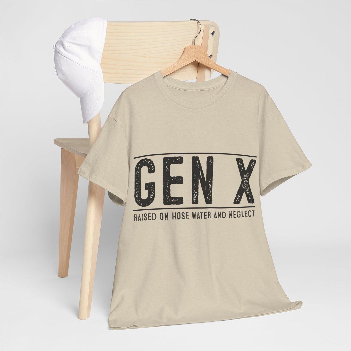 GEN X Raised On Hose Water & Neglect Tshirt Unisex Heavy Cotton