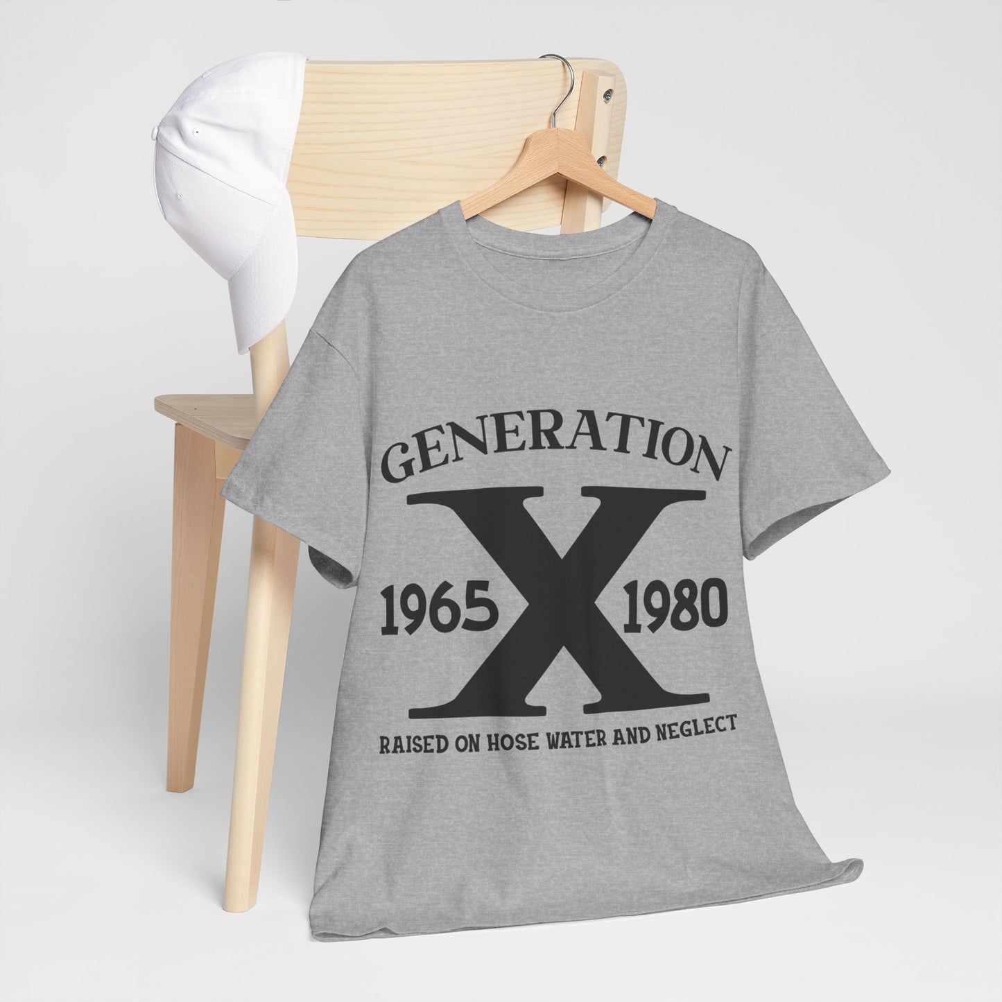 GEN X Raised On Hose Water & Neglect Tshirt Unisex Heavy Cotton