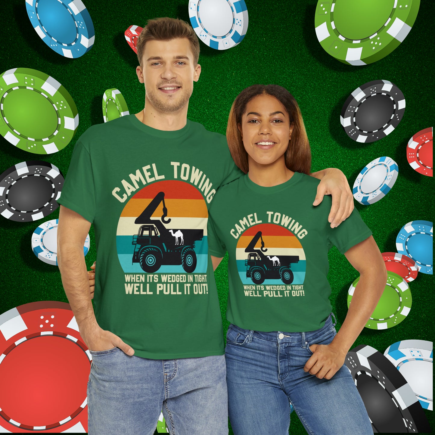 Camel Towing When its wedged in tight we'll pull it out T-Shirt