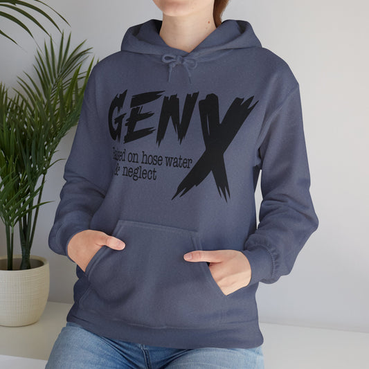 Gen X Raised on Hose Water & Neglect Unisex Heavy Blend™ Hooded Sweatshirt