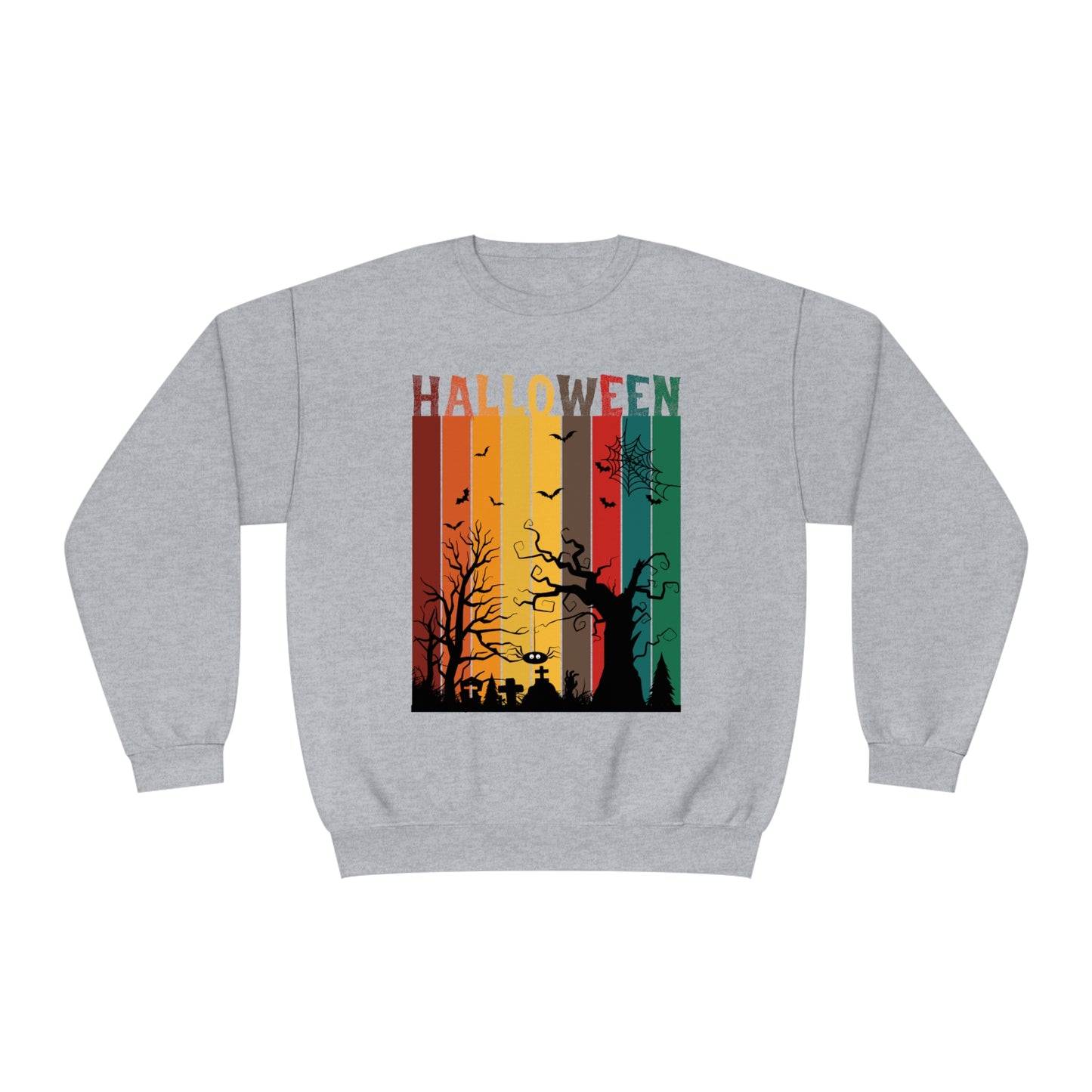 Halloween Spooky Sweatshirt Unisex NuBlend® Crewneck Sweatshirt