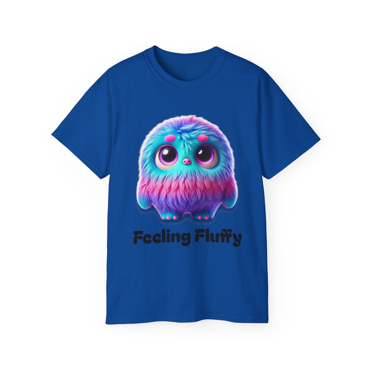 Feeling Fluffy Colorful Monster Unisex Ultra Cotton Tee