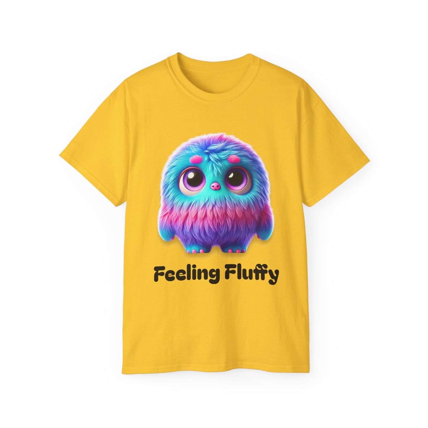 Feeling Fluffy Colorful Monster Unisex Ultra Cotton Tee