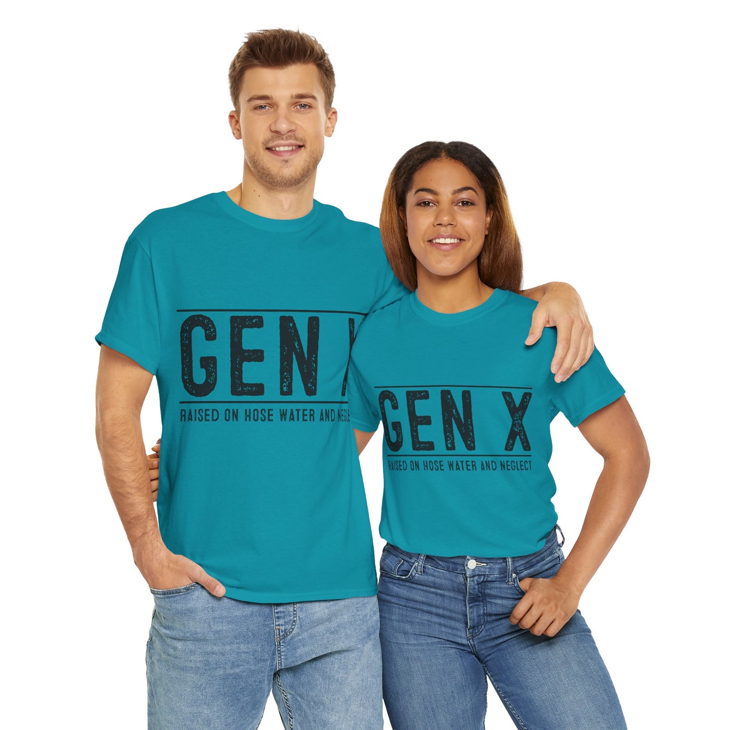 GEN X Raised On Hose Water & Neglect Tshirt Unisex Heavy Cotton