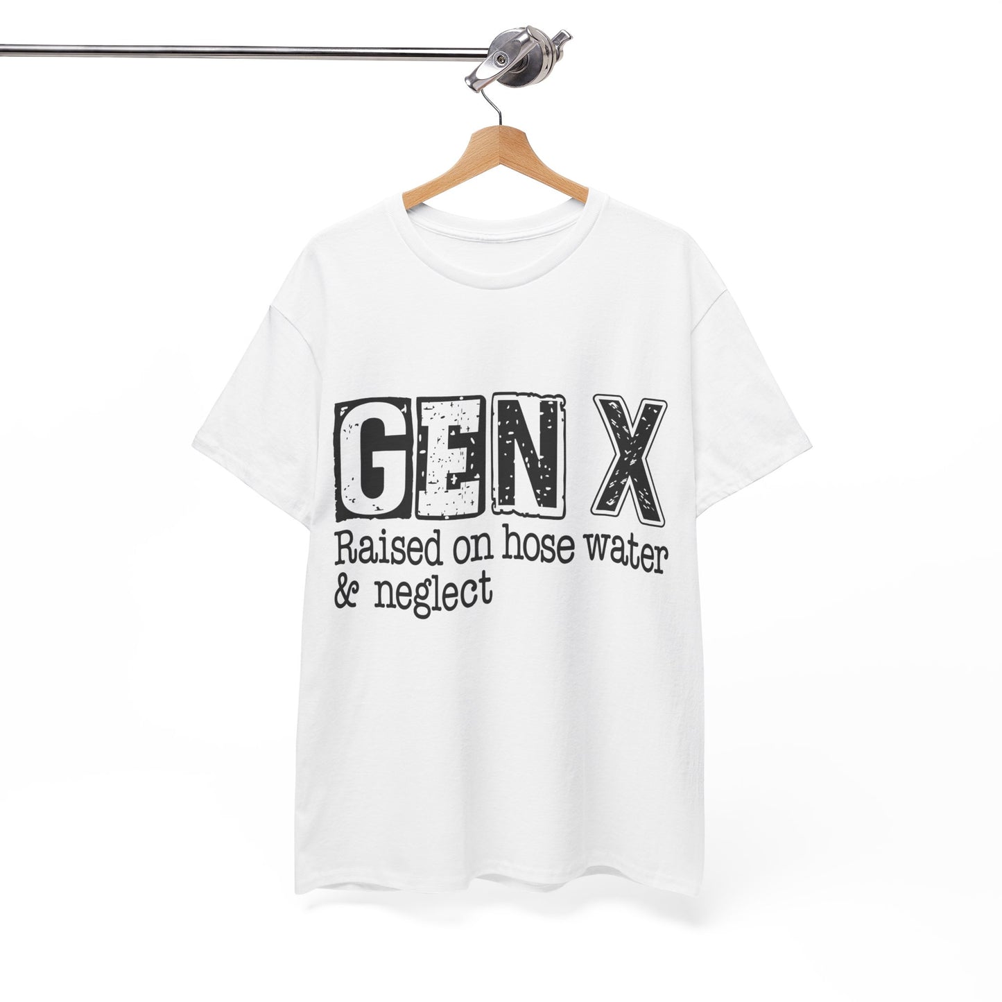 GEN X Raised On Hose Water & Neglect Tshirt Unisex Heavy Cotton