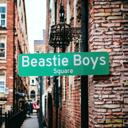 Beastie Boys Square Street Sign 6" X 24" Man Cave Indoor/Outdoor Rock/Hip Hop Ad-Rock MCA Mike D