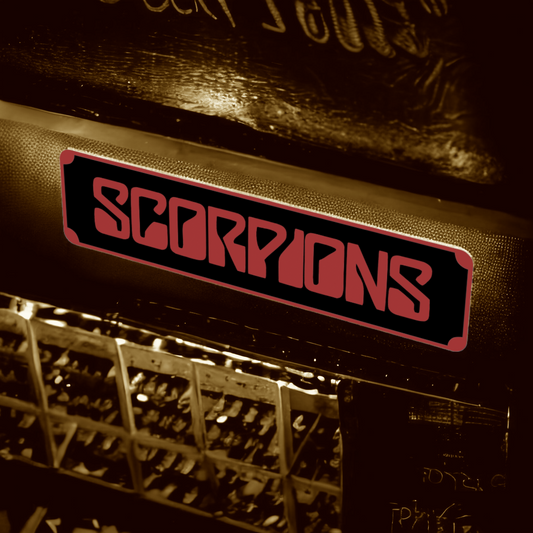 Scorpions Band Street Sign 6" X 24" Man Cave Indoor/Outdoor Rock